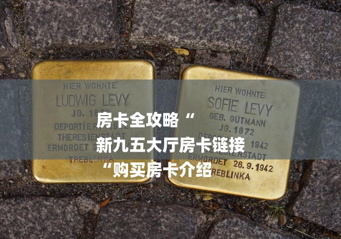 房卡全攻略“
新九五大厅房卡链接
“购买房卡介绍