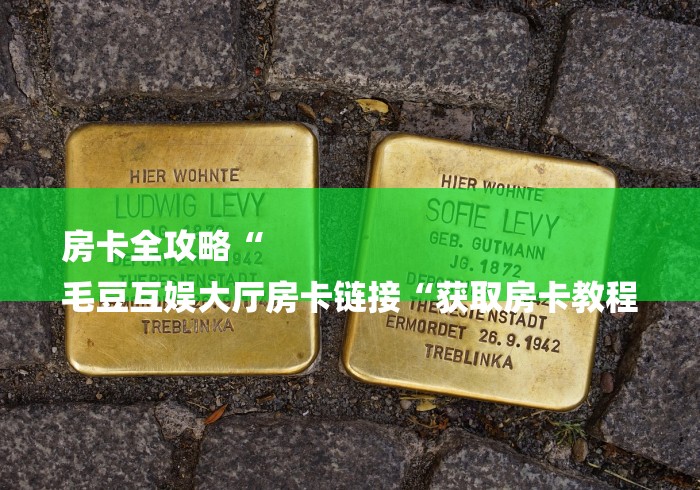 房卡全攻略“
毛豆互娱大厅房卡链接“获取房卡教程