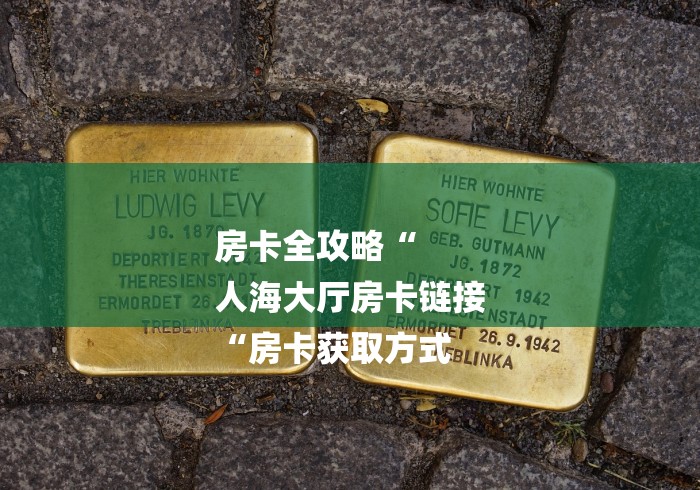 房卡全攻略“
人海大厅房卡链接
“房卡获取方式 