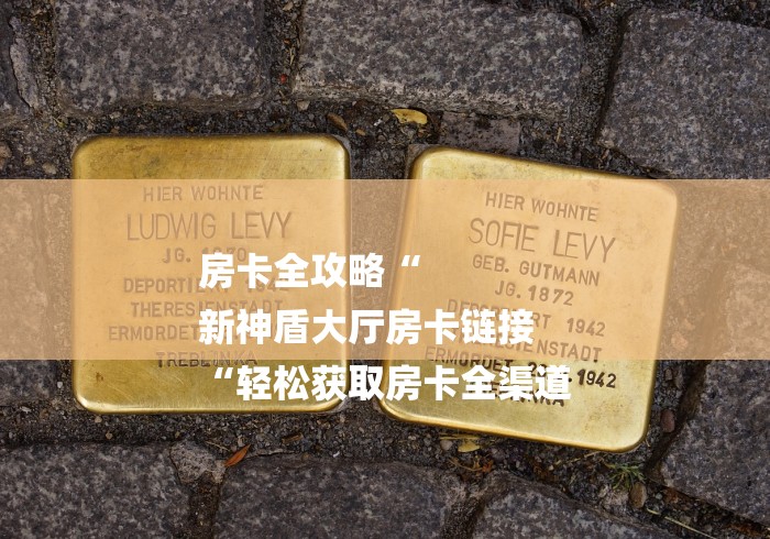 房卡全攻略“
新神盾大厅房卡链接
“轻松获取房卡全渠道