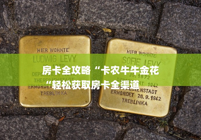 房卡全攻略“卡农牛牛金花
“轻松获取房卡全渠道